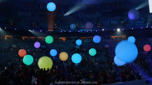 Cigotos Interactivo Bolas de Iluminación/luces del globo del led para <span class=keywords><strong>la</strong></span> boda decoración de <span class=keywords><strong>la</strong></span> etapa - Product Image 2