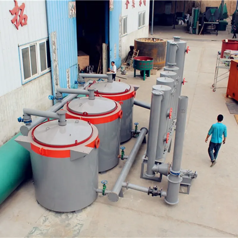 Low cost carbonization furnace with high temperature