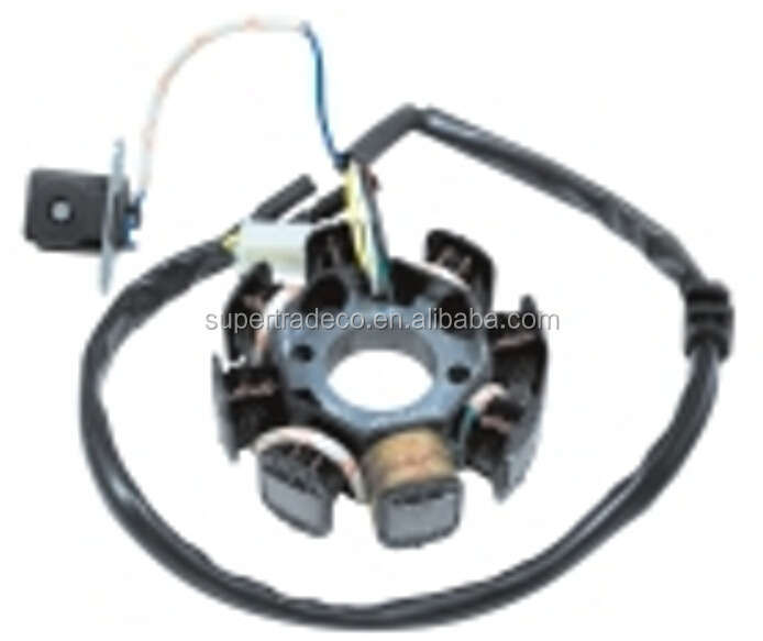 Запчасти для мотоциклов, Магнето катушка зажигания СТАТОР катушечная обмотка статора, Мотоциклетные аксессуары двигателя электрические части используют для SCOOTER-8P