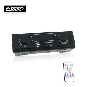 1din xe Đài phát thanh xe <span class=keywords><strong>MP3</strong></span> với BT hỗ trợ bên ngoài <span class=keywords><strong>Mic</strong></span> Karaoke DVR ghi âm xe máy nghe nhạc - Product Image 3