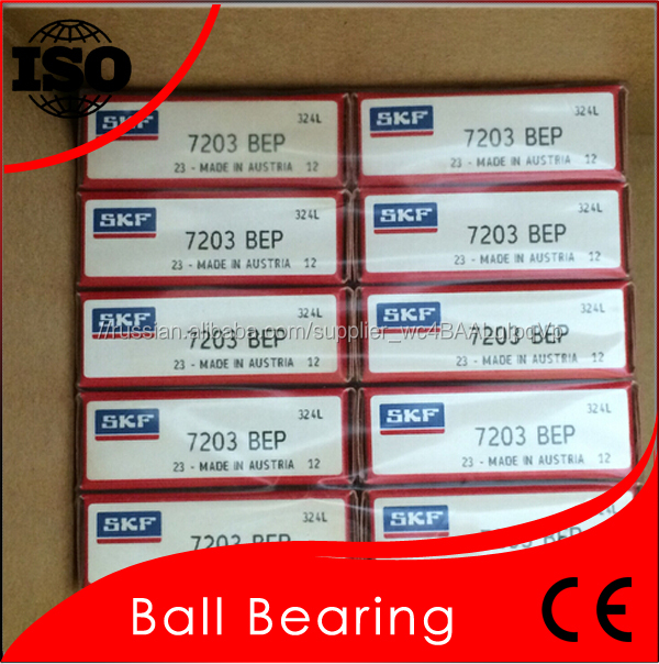 Polyamide Cage 7203 BEP SKF Марка Оригинал Радиально-упорный Подшипник 7203