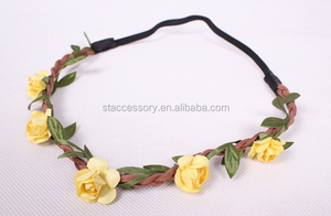 Diademas con Flores <span class=keywords><strong>de</strong></span> Playa, Versión Coreana, Gran Venta, con Cinco Flores, Accesorios para el Cabello - Product Image 6