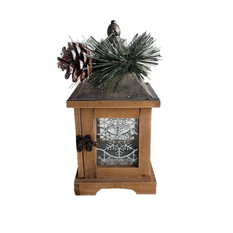 Cheap Christmas Wood Led Candle Lanterns Wedding Metal With Metal Top For Home Decoration Candle Lantern
