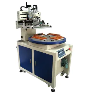 HS-350PME/4 hot sale glass screen printing machine Automatic rotary PCB circuit screen printer