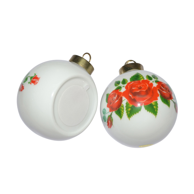 Bola lisa con flor horneada