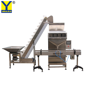 Pesadora lineal automática de 4 cabezales para gránulos, granos de café, arroz, embalaje, barril de papel de vidrio, Motor eléctrico, componentes PLC, 1 unidad - Product Image 2