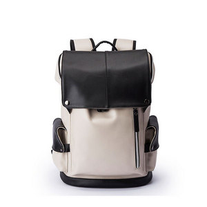 Commercio all'ingrosso di Cuoio Alla Moda del Sacchetto di Scuola Teenager di Vibrazione di Disegno Del Computer Portatile Impermeabile Zaino per Gli Uomini Porta USB di Ricarica - Product Image 3
