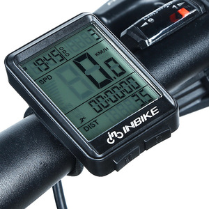 Inbike — <span class=keywords><strong>compteur</strong></span> de vélo étanche à la pluie, écran numérique LED, fonctions odomètre et chronomètre, montre, affichage numérique, <span class=keywords><strong>sans</strong></span> <span class=keywords><strong>fil</strong></span>, <span class=keywords><strong>pour</strong></span> vélo de route et <span class=keywords><strong>vtt</strong></span>, nouveauté 2018 - Product Image 1