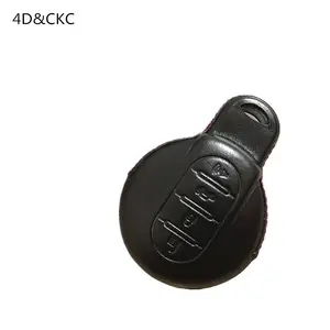 New Model Smart Car Key Black Leather Mini Cooper S SD ONE D r50 r53 r55 r56 Case With Box