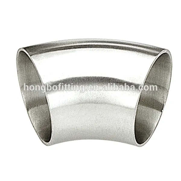 45deg elbow stainless steel tube fitting  welding  saniry grade