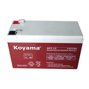 Koyama 新款 12 伏 7amp UPS 电池 12V7ah 铅酸电池