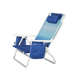 Silla de Playa Plegable de Aluminio Kejie para Exteriores con Bolsillos y Porta Botella - Product Image 5