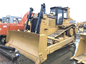 Topadora de Orugas Usada en Buen Estado, Cat D7R, Precio Bajo, Topadora Caterpillar D7 D7H D7G D7G2 con Ripper en Venta - Product Image 6