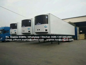 2-axles 20ft New DIESEL nhiên liệu hộp <span class=keywords><strong>s</strong></span>ố Tay tủ lạnh <span class=keywords><strong>container</strong></span> Trailer nhỏ <span class=keywords><strong>s</strong></span>ử dụng tủ lạnh Trailer - Product Image 6
