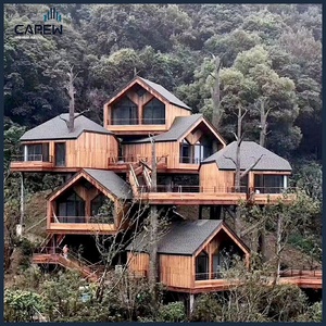 AU NZ US EN BS CA Standard luce acciaio prefabbricato albero giardino casa in legno - Product Image 2