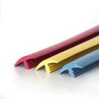T-stampaggio pvc bordo di legno di plastica t di plastica di stampaggio edg trim t forma bordo di plastica fascia striscia per le tabelle