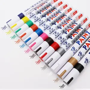 Fine Paint Oil Based Art Marker Pen Oil-Based Paint Marker Boxed for Metal Rubber Glass Waterproof 12 Colors