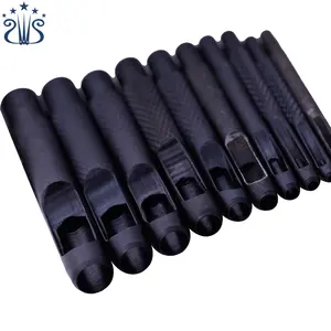 1-10mm Alat Kulit Logam Pelubang Kulit Kerajinan Lubang Kerajinan Set Berongga Punching Belt Punch