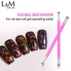 <span class=keywords><strong>Ibdgel</strong></span> ปากกาเขียนตาแมว3D,อุปกรณ์สำหรับเล็บแมวตาแม่เหล็กสองหัวสำหรับเล็บ - Product Image 2