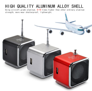 Caliente venta barato super bass subwoofer portátil mini altavoz cubo con radio fm - Product Image 1