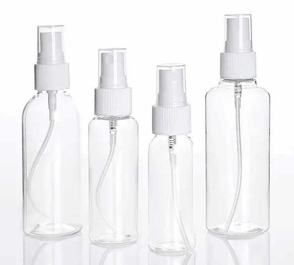 10 20 30 50 60 100 ml flacone spray di plastica pet bottiglia ugello