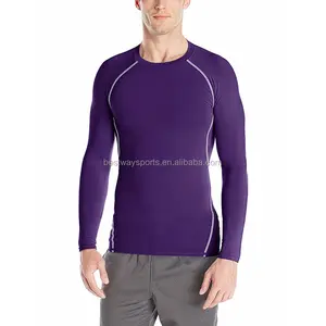 UPF 50 + mannen Skins Coltrui Lange Mouwen Rash guard Vest