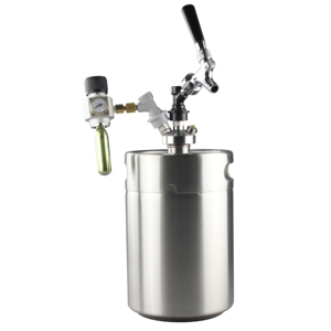 Mini Barriles de Acero Inoxidable de <span class=keywords><strong>5</strong></span> <span class=keywords><strong>Litros</strong></span> con Kits de <span class=keywords><strong>Grifo</strong></span> Compatibles para Café, <span class=keywords><strong>Cerveza</strong></span> y Té - Product Image 1