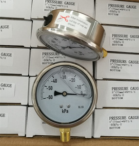 เกจวัดความดันสุญญากาศผสมสแตนเลสทั้งหมด100มม - Product Image 5
