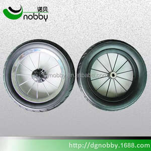 어린이 자전거를위한 V 브레이크가있는 12 인치 밸런스 바이크 EVA 타이어 합금 스포크 림 휠 - Product Image 3