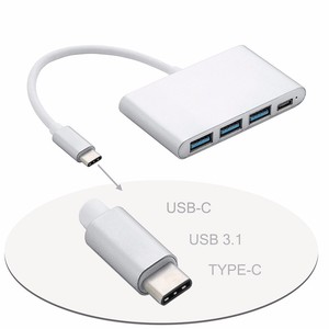 Adaptateur de concentrateur USB3.1 Type C USB3.0 * 3 avec coque en alliage d'aluminium Hub de charge PD pour <span class=keywords><strong>Apple</strong></span> Air Pro <span class=keywords><strong>Chromebook</strong></span> pour Dell XPS 12/13 en S - Product Image 3