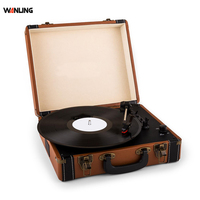 Lecteur de disques vinyles tout-en-un, lecteur de disques multiples, lecteur de CD, lecteur de cassettes, radio