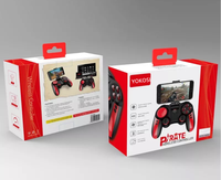 Control Inalámbrico para Juegos Móviles YKS YKS-PS4HT con Agarre BT para PC/360/ Colores Personalizados Material ABS+PC Botones Táctiles