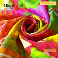 Foulard long en soie coton imprimé,, sarong paréo