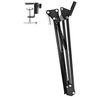 Support de microphone professionnel réglable et flexible en métal, support de microphone NB-35