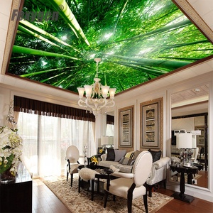 Film PVC imprimé extensible pour faux <span class=keywords><strong>plafond</strong></span> suspendu, motif bambou, largeur max. 1,5-5 m - Product Image 3