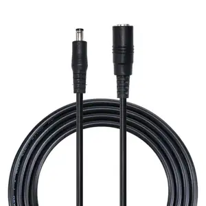 Waterproof 5521 5.5*2.1mm / 5.5*2.5mm Male Female 12V 24V Extension DC Power Cord Cable For CCTV