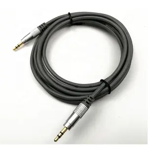 Cable auxiliar de Audio, Conector de 3,5mm a Jack, macho estéreo para coche, PC, teléfono, 1m,2m,3m