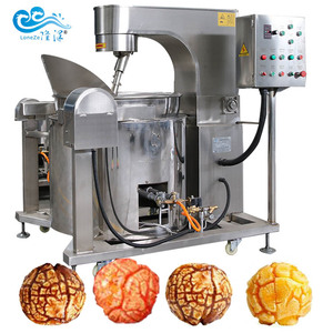 Machine à popcorn électrique automatique <span class=keywords><strong>de</strong></span> style américain, industrielle et commerciale, machine à popcorn aromatisée au caramel - Product Image 1