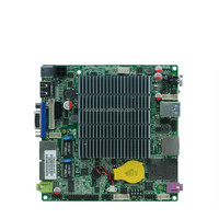 Nano PC sans ventilateur double LAN avec carte mère unique LVDS, ordinateur Linux Intel J1900 et 4 Go de RAM