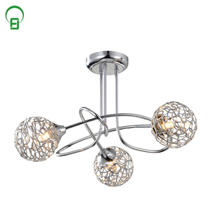Venta caliente interior luz decorativa <span class=keywords><strong>luces</strong></span> de techo de cristal con 5 <span class=keywords><strong>luces</strong></span> de superficie montado balcón chandelier - Product Image 2