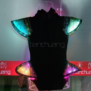 Programable De Baile DJ Etapa <span class=keywords><strong>Traje</strong></span> LED, venta caliente de halloween <span class=keywords><strong>sexy</strong></span> <span class=keywords><strong>traje</strong></span> de la danza del vientre árabe - Product Image 2