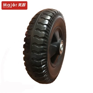 8-Zoll-Schaumwagenrad für Kinder Vollreifen Barrow Ersatzteile Solid <span class=keywords><strong>Caster</strong></span> Wheels - Product Image 5