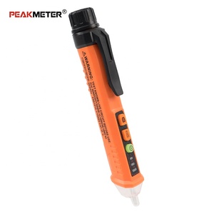 PEAKMETER PM8909 usta fotoselli AC canlı tel temassız NCV dedektörü voltmetre renk kutusu ambalaj - Product Image 5
