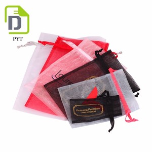 2017 <span class=keywords><strong>Amazon</strong></span> venta Caliente de la buena calidad del lazo de organza bolsas de regalo - Product Image 1