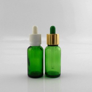 Flacon compte-gouttes de luxe en verre vert 30 ml, rechargeable, pour huiles essentielles, <span class=keywords><strong>ensemble</strong></span> de soins de la peau, adapté aux cosmétiques - Product Image 5