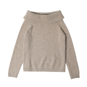 100% Pure Cashmere off the Shoulder Sweatshirts <strong>for</strong> <strong>Women</strong> Knitted <strong>Jumper</strong> - Product Image 6