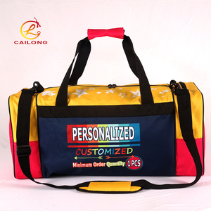 Benutzer definierte Hot Fashion <span class=keywords><strong>Professional</strong></span> Top-Qualität Große Fitness studio Sublimation Cheerleader <span class=keywords><strong>Duffle</strong></span> Bags - Product Image 4