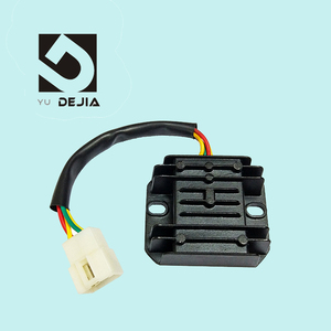Rectificador Regulador Universal de Aluminio Negro de 12V, 4 Cables y 8 Polos DEJIA de Bajo <span class=keywords><strong>Precio</strong></span>, Calidad Clase A para <span class=keywords><strong>Yamaha</strong></span> <span class=keywords><strong>R1</strong></span>/Zongshen Lifan 1 - Product Image 2