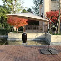 2018 High quality Large Sun outdoor umbrella parts big garden patio leisure beach umbrella base outdoor cafe umbrella