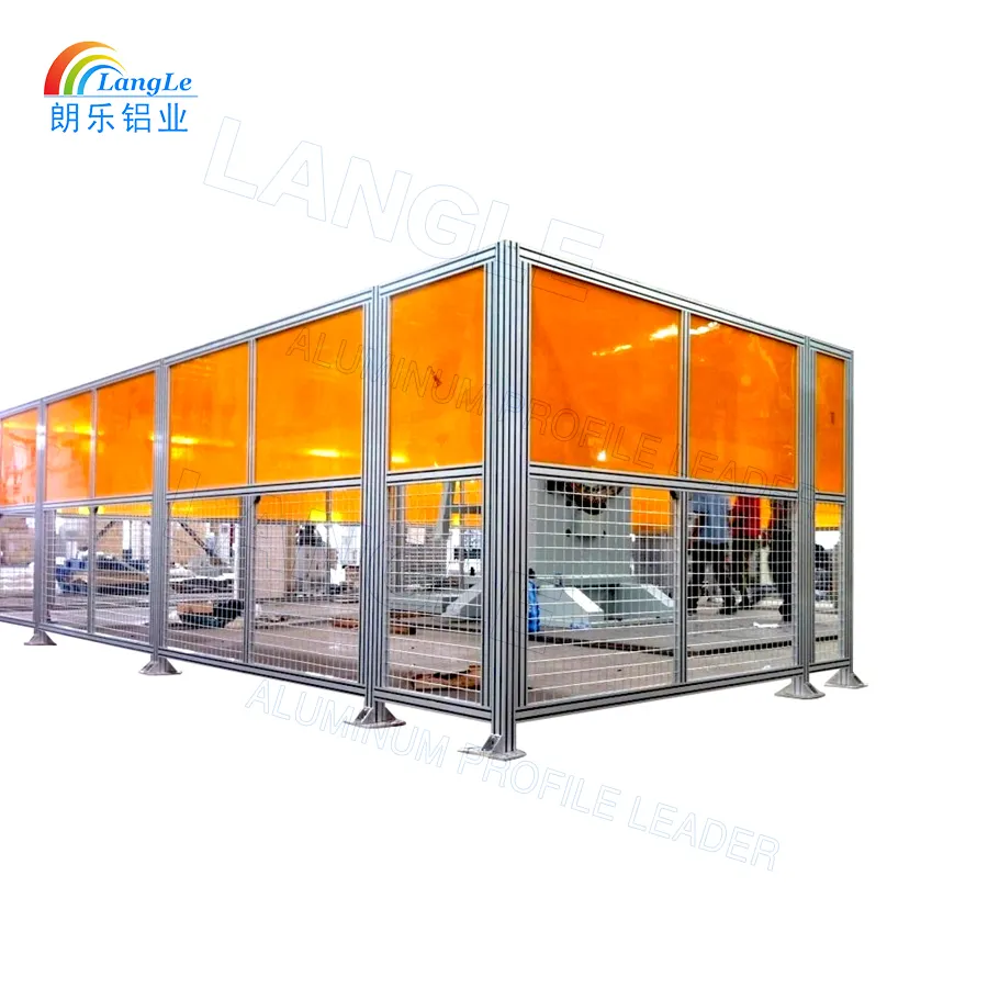 Customize Aluminum Extrusion Profile Fence Frame For Safety Pool Fence OEM ODM
